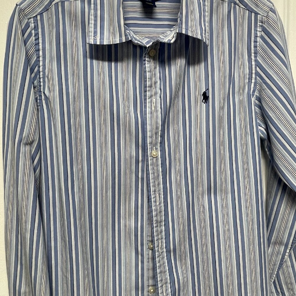Ralph Lauren Boys Dress Shirt Size L (14-16)